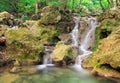 Waterfall. Mountain river. Royalty Free Stock Photo