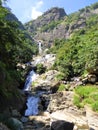 Waterfall in the mountains of Sri Lanka