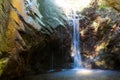 Waterfall in mountains of troodos, Cyprus