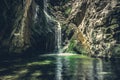 waterfall in mountains of troodos, Cyprus