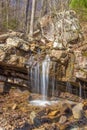 A Waterfall in the Mountains of Virginia, USA Royalty Free Stock Photo