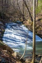 A Waterfall in the Mountains of Virginia, USA Royalty Free Stock Photo