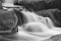 Waterfall movement on the rocks