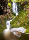 Waterfall In national park Krkonose