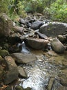 Waterfall in National Park Mae Moei Royalty Free Stock Photo