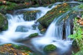 Waterfall in the national park Sumava, Czech Republic Royalty Free Stock Photo