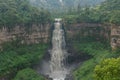 Waterfall nature landscape. Famous tourist attractions and landmarks destination in Icelandic nature landscape. Salto de