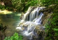 Mountain cascade river waterfall Royalty Free Stock Photo