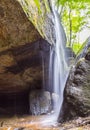 Waterfall, nature, stones, north east ohio, cleveland, oh, usa