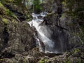 Waterfall near Escarpinosa lakes in Benasque Valley, Spain