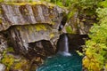 Waterfall near Geiranger fjord - Norway Royalty Free Stock Photo