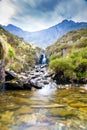 Waterfall near Llyn Idwal Royalty Free Stock Photo