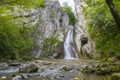 waterfall near the New Athos Royalty Free Stock Photo