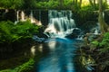 Waterfall near the river beach of Mamoa