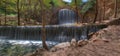 Waterfall near Trikala, Greece - spring picture, panorama