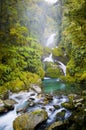 Waterfall New Zealand Royalty Free Stock Photo