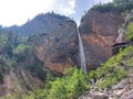 Waterfall next to the hut