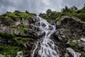 Waterfall next to Transfagarasan Road in Romania