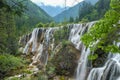 Waterfall in Nine Village Valley Royalty Free Stock Photo