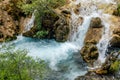 Waterfall in Nine Village Valley Royalty Free Stock Photo