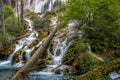 Waterfall in Nine Village Valley Royalty Free Stock Photo