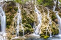 Waterfall in Nine Village Valley Royalty Free Stock Photo