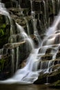 Waterfall in North Carolina mountains