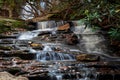 A waterfall in a North Carolina stream