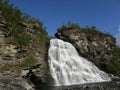 Waterfall in the north of Norway Royalty Free Stock Photo