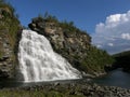 Waterfall in the north of Norway Royalty Free Stock Photo