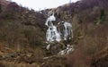Waterfall in North Wales UK with a long exposure Royalty Free Stock Photo