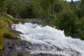 Waterfall in Norway Royalty Free Stock Photo