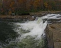Waterfall at Ohiopyle park Royalty Free Stock Photo