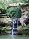 Waterfall at Old Man`s Cave