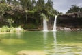 Waterfall of Orbaneja del Castillo, Burgos Royalty Free Stock Photo