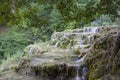 Waterfall in Orbaneja del Castillo; Burgos Royalty Free Stock Photo