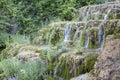 Waterfall in Orbaneja del Castillo; Burgos Royalty Free Stock Photo