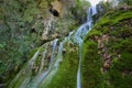 Waterfall in Orbaneja del Castillo, Spain Royalty Free Stock Photo