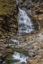 Waterfall. Ordesa Natural Park. Huesca. Cola de Caballo.