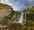 Waterfall at Osmington Mills in Dorset