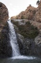Waterfall in the Ourika Valley Royalty Free Stock Photo