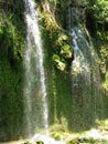 Waterfall out of grotto turkey