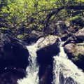 South mountain state park waterfall white water mountain clear water creek rocks