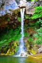 Waterfall, Papades Village in Evia