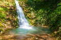 Waterfall in park Berendeyevo Tsarstvo, Sochi, Russia