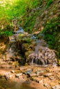 Waterfall in park Berendeyevo Tsarstvo, Sochi, Russia