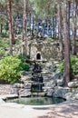 Waterfall in Park in Partenit