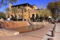 Waterfall park in the Southbridge district of Scottsdale AZ