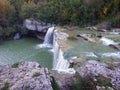 Waterfall Pazinski Krov on the Pazincica River - Pazin, Croatia / Slap Pazinski krov na rijeci Pazincici - Pazin, Hrvatska Royalty Free Stock Photo