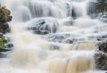 Waterfall in the Peak District National Park Royalty Free Stock Photo